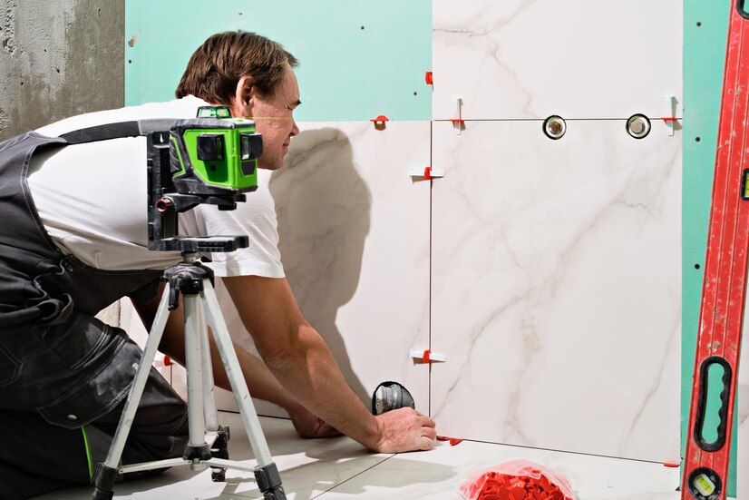professional-master-man-laying-ceramic-tiles Compelling Reasons to Choose Skyview Flooring