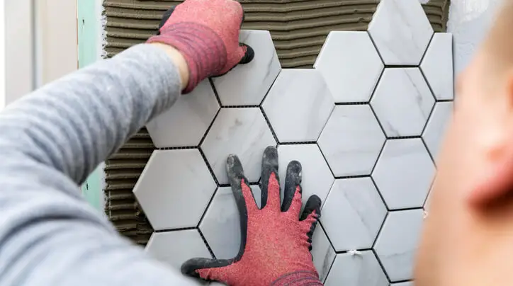 Professional tile installation by Skyview Flooring